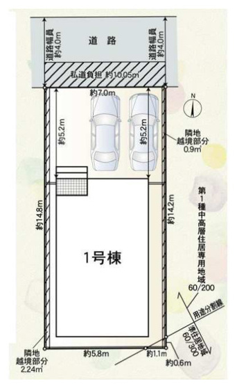 【区画図】 | 東大阪市大蓮東5丁目