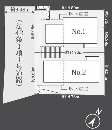 【区画図】 | 東急田園都市線「あざみ野」新築分譲