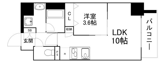 【間取り】 | アーバネックス堂島