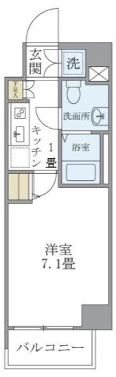 リアルスウィート三軒茶屋の間取り|間取りです。