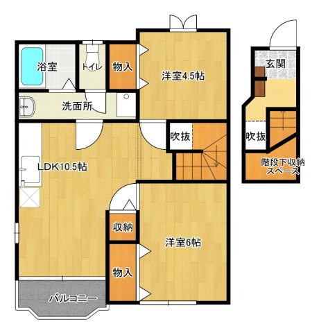 【間取り】 | コンフォートコエモンⅡ | コンフォートコエモンⅡ(GoodHome)
