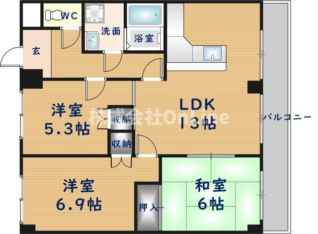 【間取り】 | ココ川崎