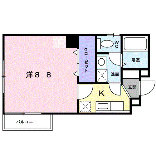 フォルシュ加治屋の間取り