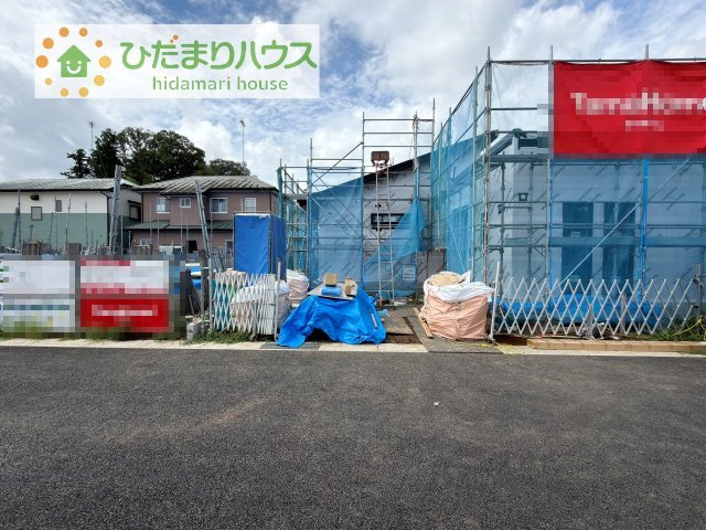 【駐車場】 | 土浦市高岡　新築戸建　4号棟 | 8/17撮影