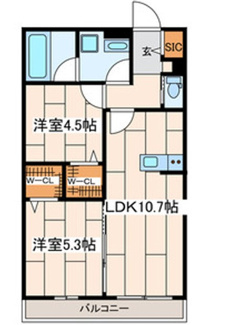 【間取り】 | さくら十番館 | 間取りです。