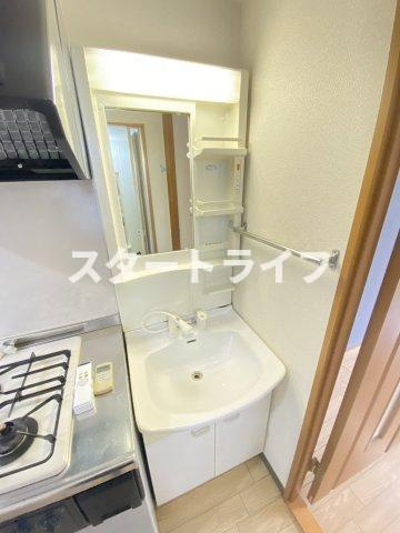 大阪市淀川区宮原５丁目の賃貸マンションの洗面所