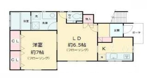 コート西大井の間取り|間取りです。