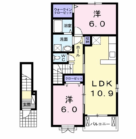 サンライズ　グローブの間取り