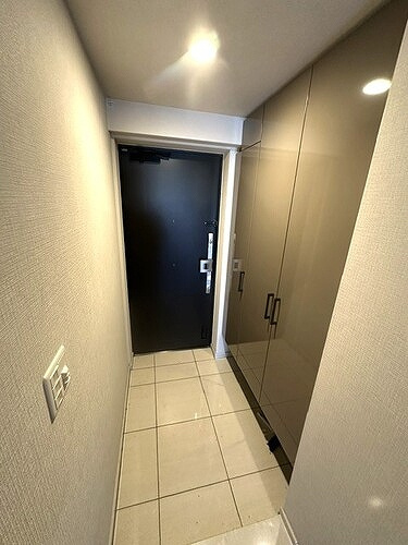 ラシュレ大阪同心の玄関|落ち着いた玄関です
