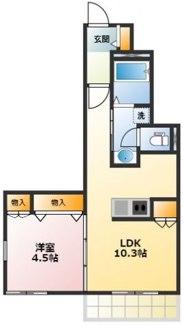 COCORO61113の間取り