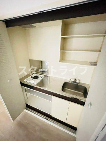 大阪市東淀川区東中島１丁目の賃貸マンションのキッチン
