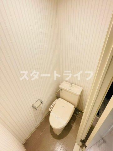 大阪市東淀川区東中島１丁目の賃貸マンションのトイレ