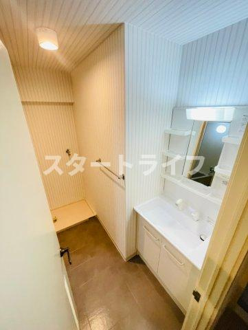 大阪市東淀川区東中島１丁目の賃貸マンションの洗面所