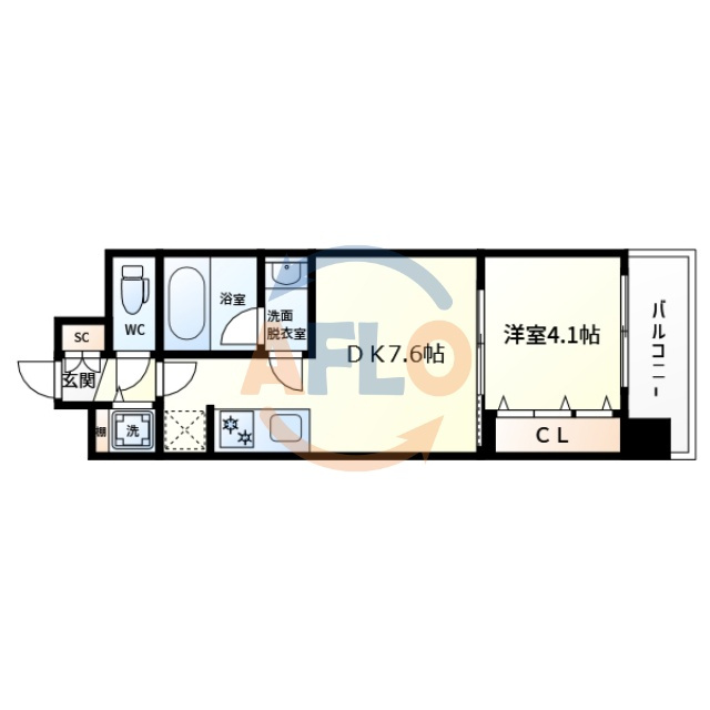 スプランディッド大阪ベイサイドDUEの間取り|スプランディッド大阪ベイサイドDUE　間取り