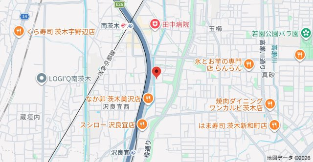 山勘マンションの地図