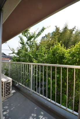 多摩市豊ヶ丘１丁目の賃貸マンションのバルコニー