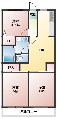 グランシャリオヨシハラの間取り