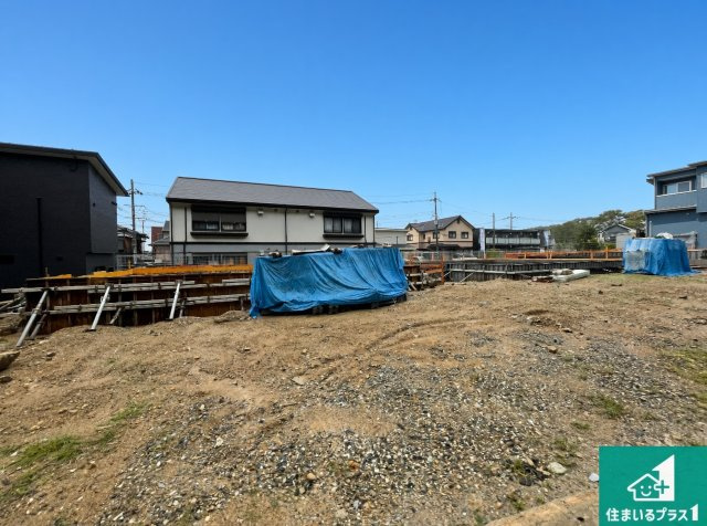 加東市下滝野　第10期　新築一戸建ての外観|周辺は落ち着いた街並みの住宅地！子育てがしやすい住環境です！まだ未完成ですが、現地でしかわからない事もございます。是非一度ご覧ください。