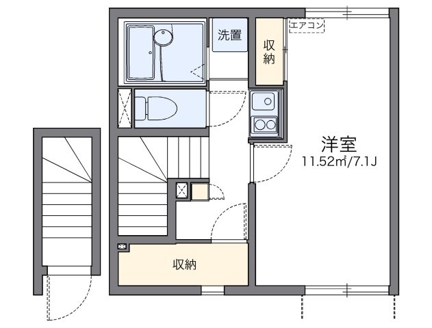 代表的な間取のため実際の間取とは異なる場合があります
