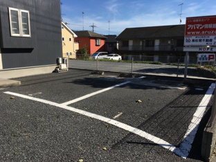 駐車場に車を止められます