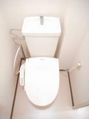 トイレもきれいです