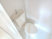 落ち着いた色調のトイレです