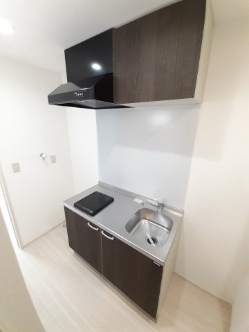 コンパクトなキッチンで掃除もラクラク