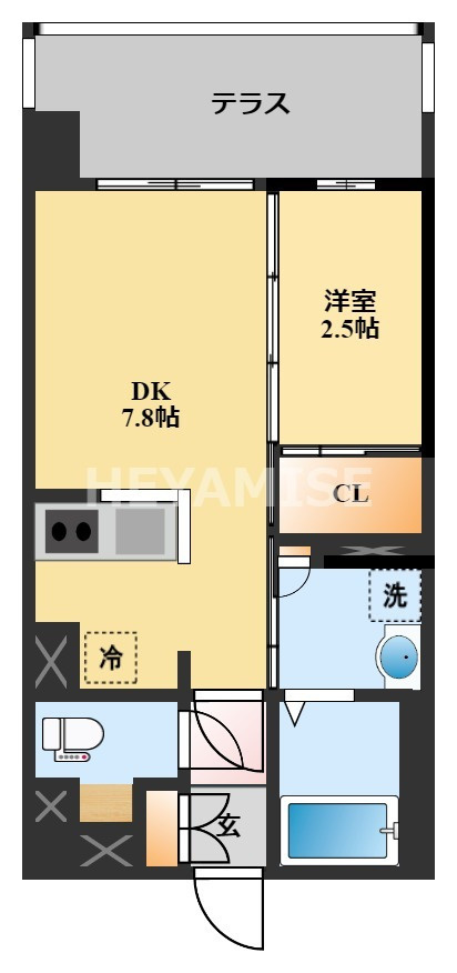 フロンティアききつⅡの間取り