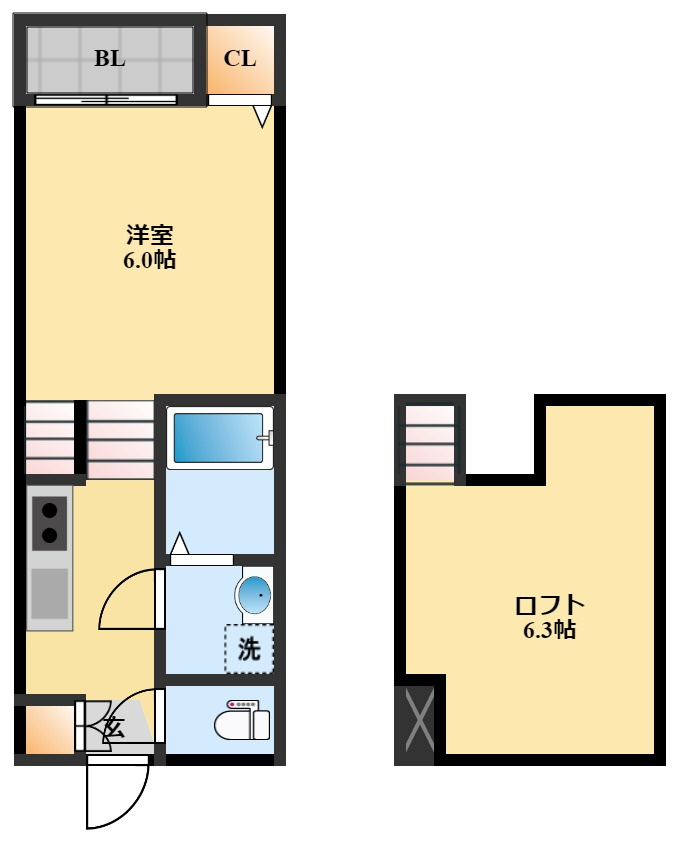 MODERN PALAZZO多良見ICの間取り