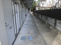 ゆったりとした玄関です