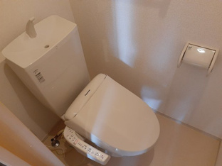 コンパクトで使いやすいトイレです