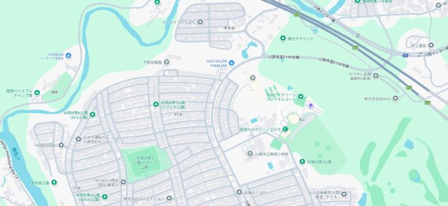 川西市向陽台　第2期　新築一戸建ての地図