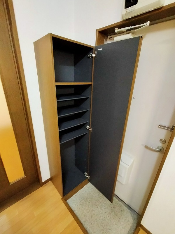 落ち着いた玄関です