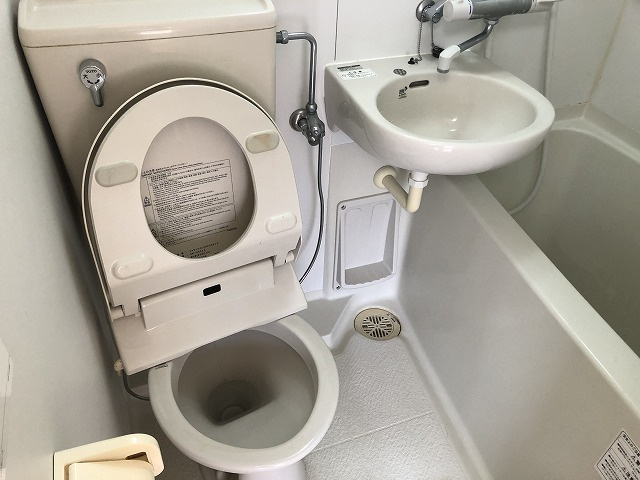 ゆったりとした空間のトイレです