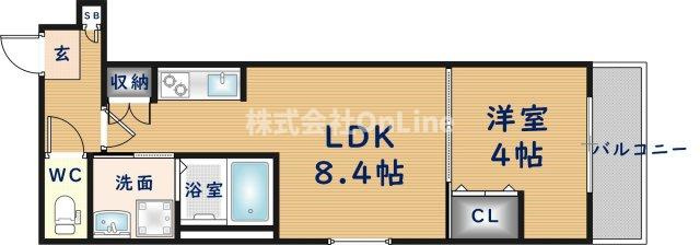 【間取り】 | H-maison平野NorthⅣ