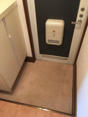 シンプルで使いやすい玄関です