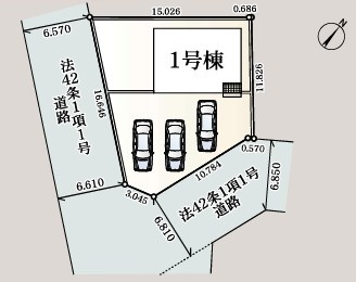 【区画図】 | CRADLE GARDEN嵐山町志賀 第5　新築住宅