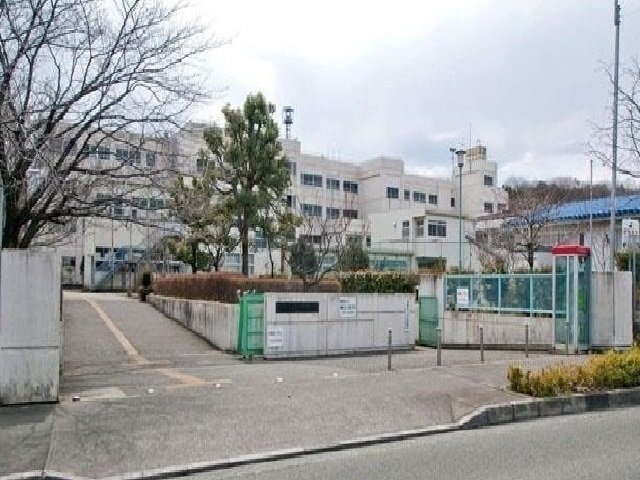 小山田中学校まで1700m