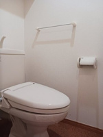 コンパクトで使いやすいトイレです