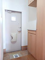 シンプルで使いやすい玄関です