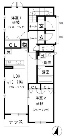 セリゼの間取り