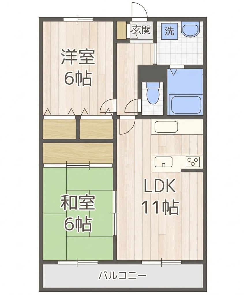 リアライズ花園町の間取り