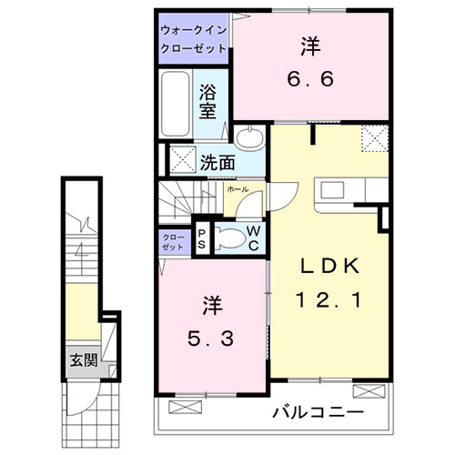 サニーハウスＹＭの間取り