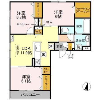 【間取り】 | ヴィーヴルグラン