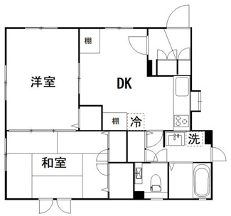【間取り】 | フラットヒル | 間取りです。