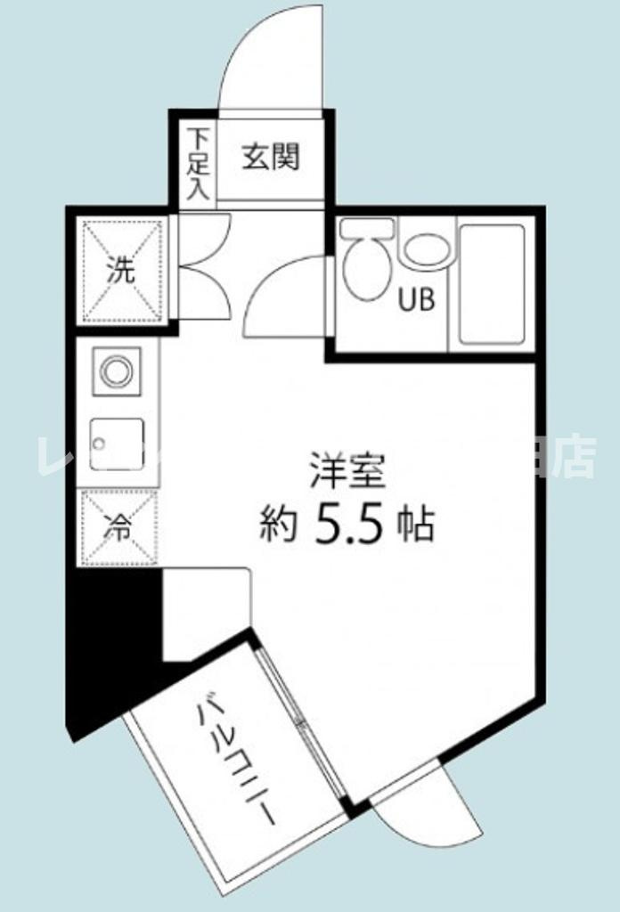 ドミトリー原町田※初期費用分割後払いサービス利用可能物件の間取り