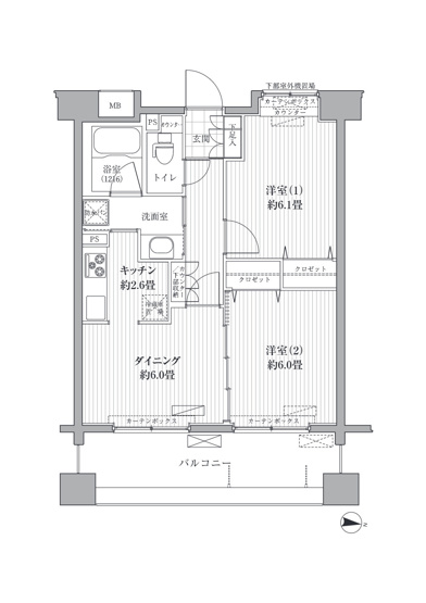 【間取り】 | リベルタ港北