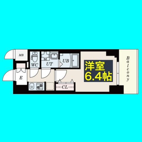 S-RESIDENCE平安通の間取り