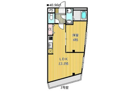 Debonair船橋の間取り