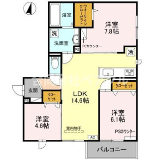 【間取り】 | ヴィーヴルグラン